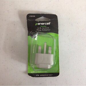 Enercell Grounded US to UK Plug Adapter New